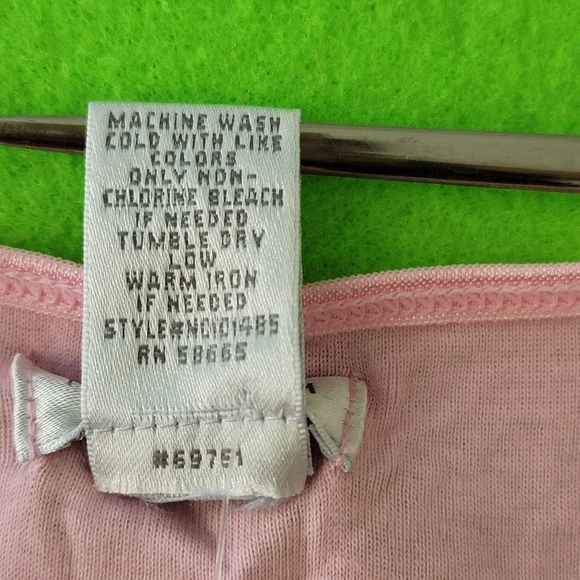 Nordstrom Intimates Women Lingerie Tank Top XL Vintage Pink - Picture 7 of 9